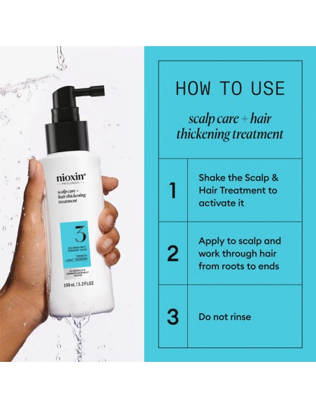 Nioxin - System 3 - Scalp + Hair Thickening Treatment - 200ml view 7