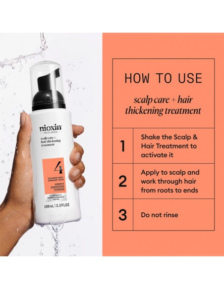 Nioxin - System 4 - Scalp + Hair Thickening Treatment - 200ml view 8