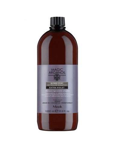 Nook - Magic ArganOil - Blonde Story No Yellow Shampoo - 1000ml view 2