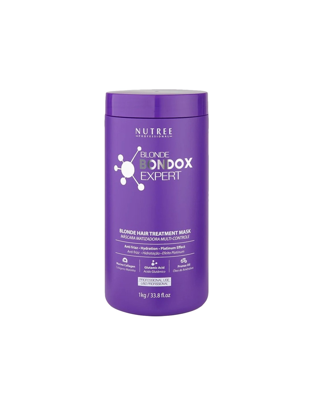 Nutree Brazilian Bondox Expert Hair Mask Blonde Hair - 1000g