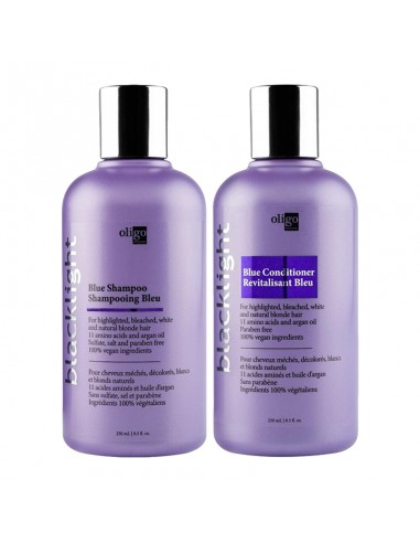 Oligo Blacklight - Blue Shampoo & Conditioner - 250ml Duo view 2