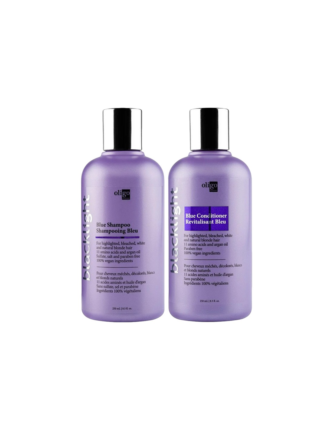 Oligo Blacklight - Blue Shampoo & Conditioner - 250ml Duo