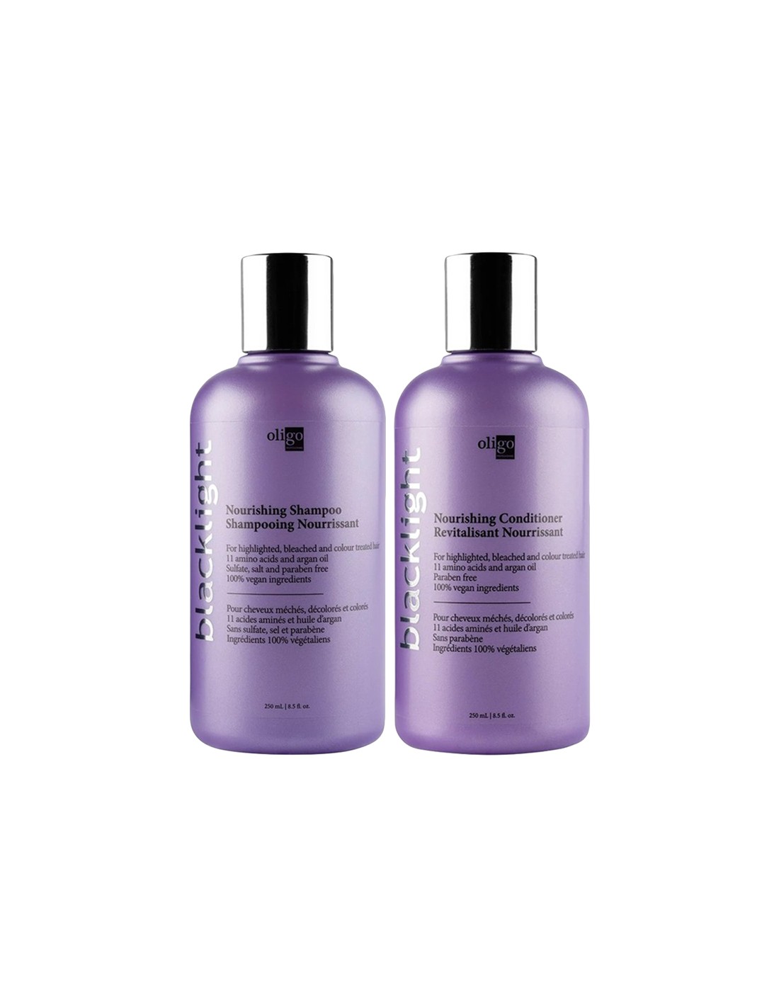 Oligo Blacklight - Nourishing Shampoo & Conditioner - 250ml Duo