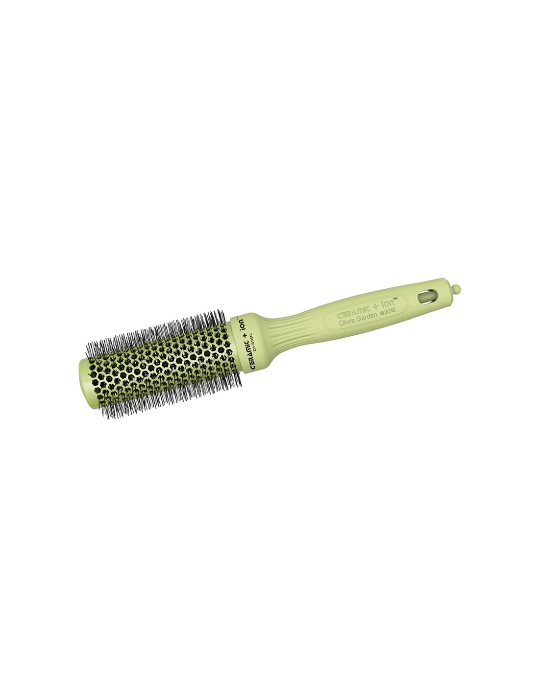 Olivia Garden - Ceramic + Ion Blossom - Round Thermal Brush 1 3/8 Inch Green