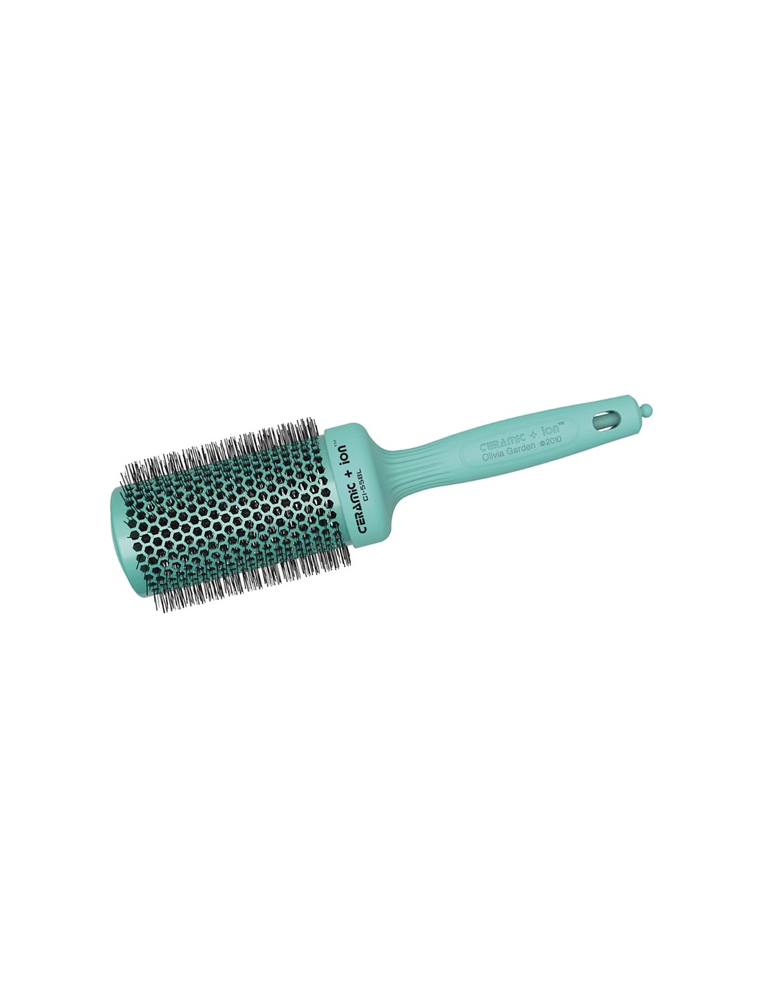 Olivia Garden - Ceramic + Ion Blossom - Round Thermal Brush 2 1/8 Inch Teal