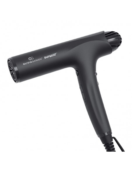 Olivia Garden - SuperHP - High Performance Hair Dryer Black view 3