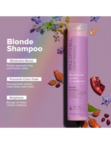 Paul Mitchell - Clean Beauty - Blonde Shampoo - 1000ml view 5