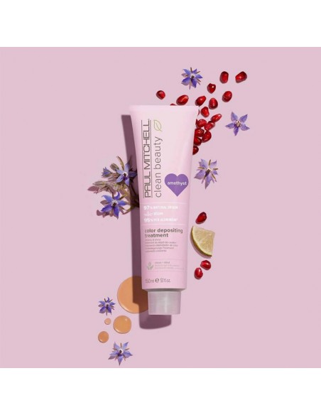 Paul Mitchell - Clean Beauty - Color Depositing Treatment Amethyst - 150ml view 5
