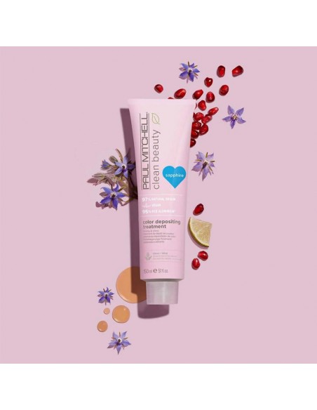 Paul Mitchell - Clean Beauty - Color Depositing Treatment Sapphire - 150ml view 5