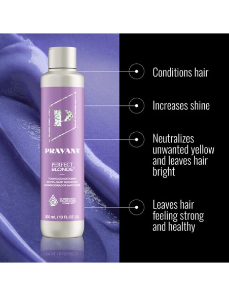 Pravana - Perfect Blonde - Toning Conditioner - 300ml view 7