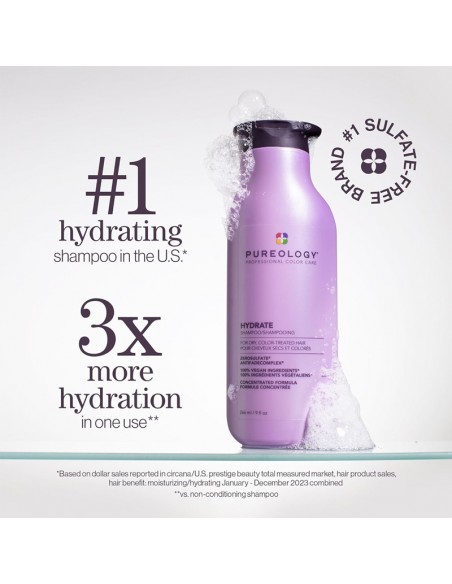Pureology - Hydrate - Shampoo - 266ml view 4