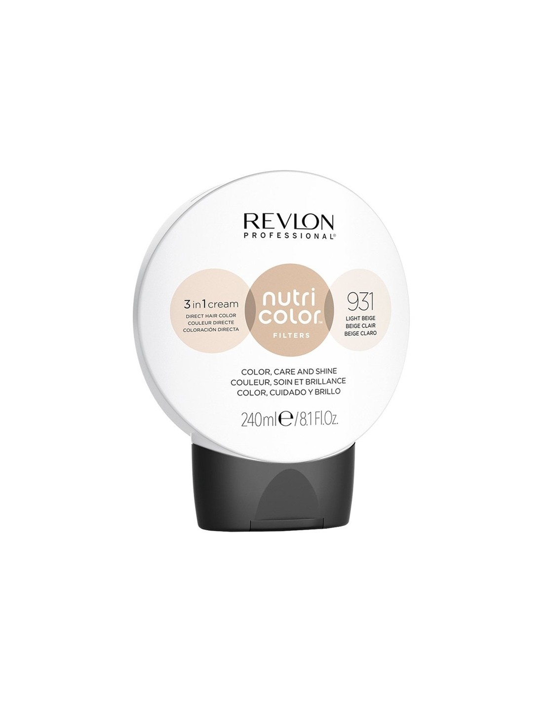 Revlon Nutri Color Toning Filters 931 Light Beige - 240ml