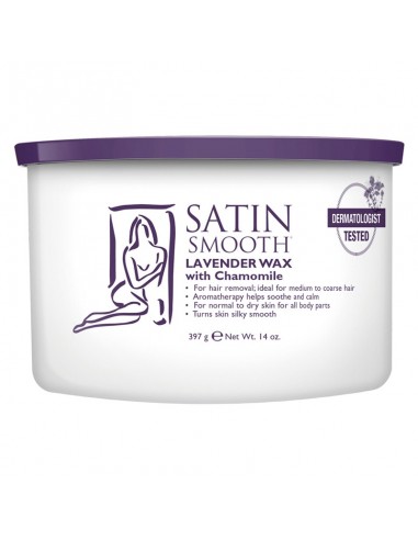 Satin Smooth - Lavender Chamomile Cream Wax - 397g view 2