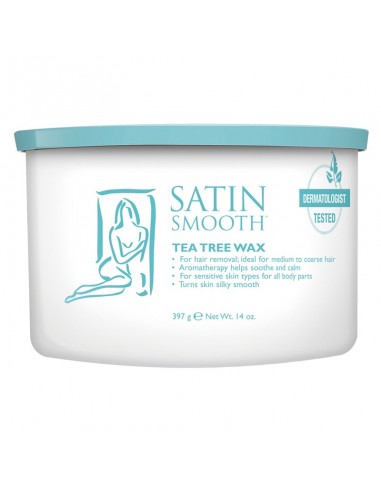 Satin Smooth - Tea Tree Cream Wax With Eucalyptus - 397g view 2