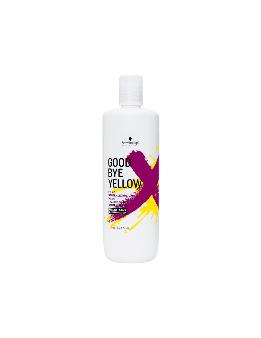 Schwarzkopf - Goodbye Yellow Neutralizing Wash Shampoo - 1000ml