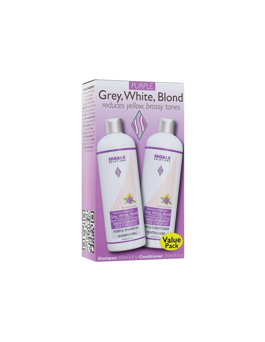 Segals - Silver Shine Grey White Blond - 250ml Duo