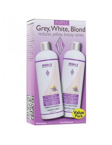 Segals - Silver Shine Grey White Blond - 250ml Duo view 2