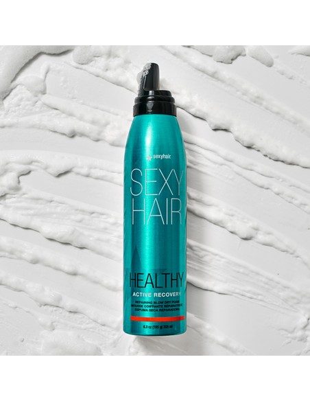 Healthy SexyHair - Active Recovery Repairing Blow Dry Foam - 205ml view 4