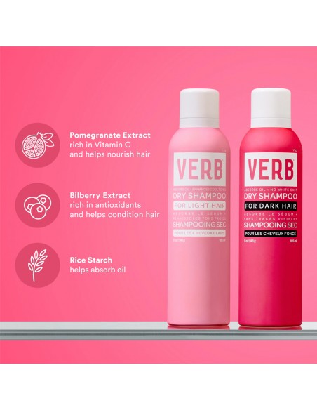 VERB - Dry Shampoo - Dark Hair - 180ml view 7