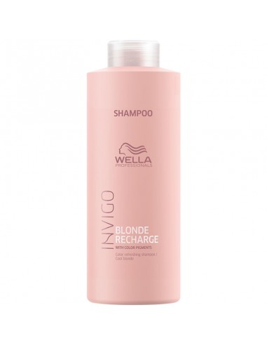 Wella - Invigo Blonde Recharge Shampoo Cool Blonde - 1000ml view 2