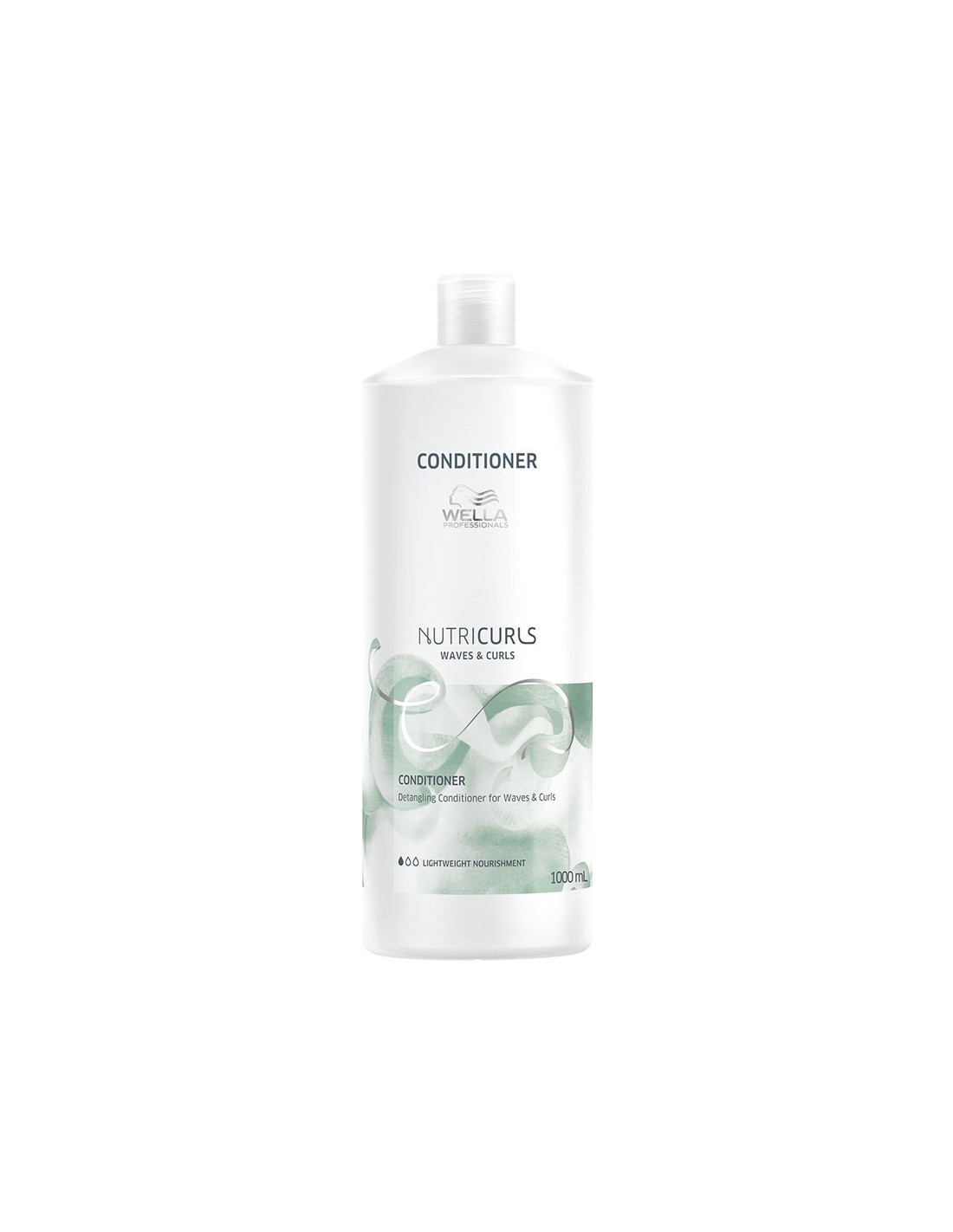 Wella - Nutricurls Detangling Conditioner Waves and Curls - 1000ml