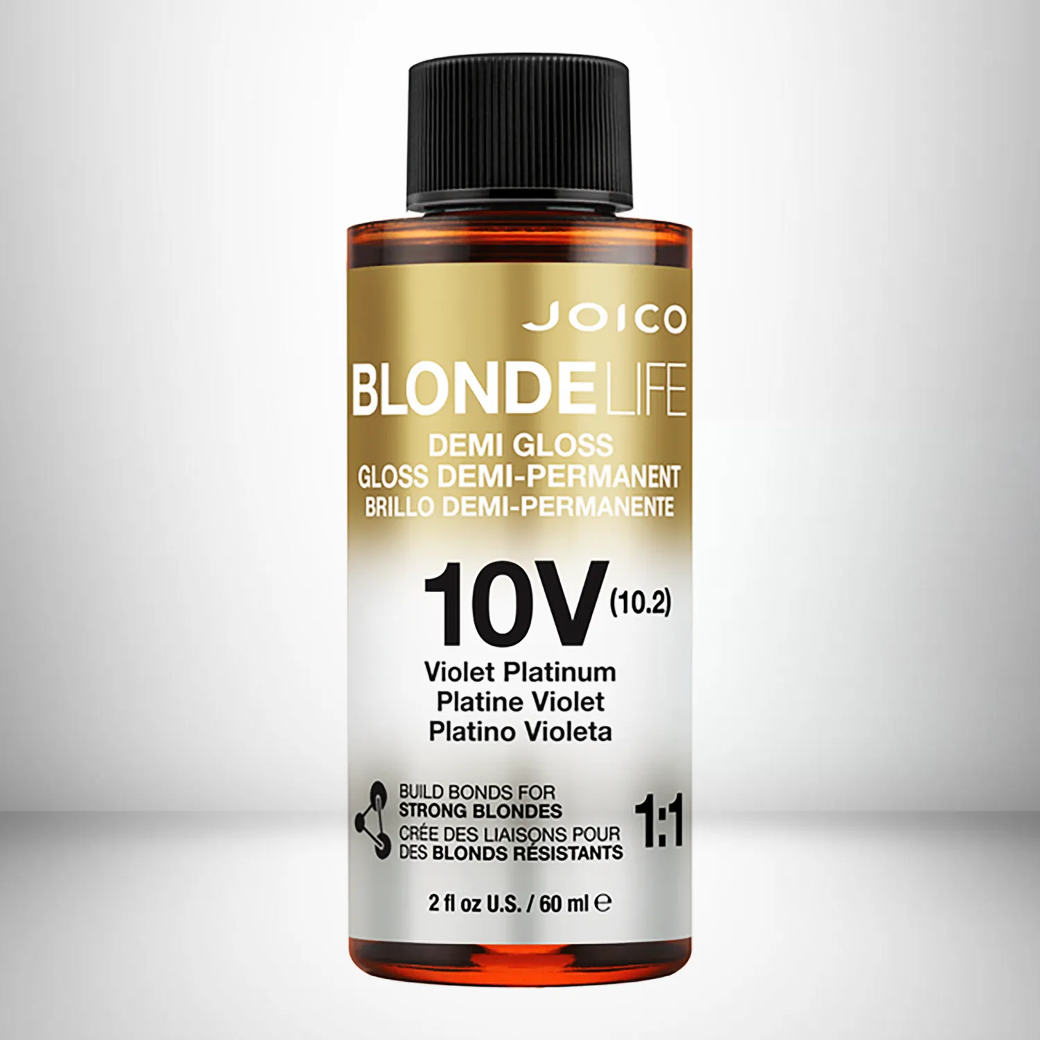 Glosses Gloss Ammonia-Free Blonde Life -Tones, Glazes Violet and - Demi 10V Platinum.