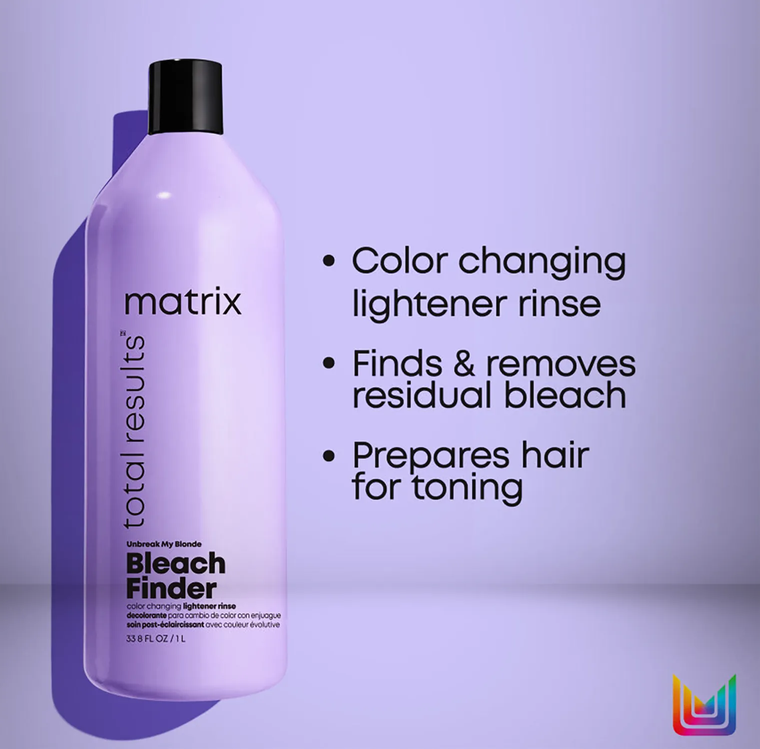 Unbreak Finder My Shampoo Total Bleach Blonde 1L Results - View 2