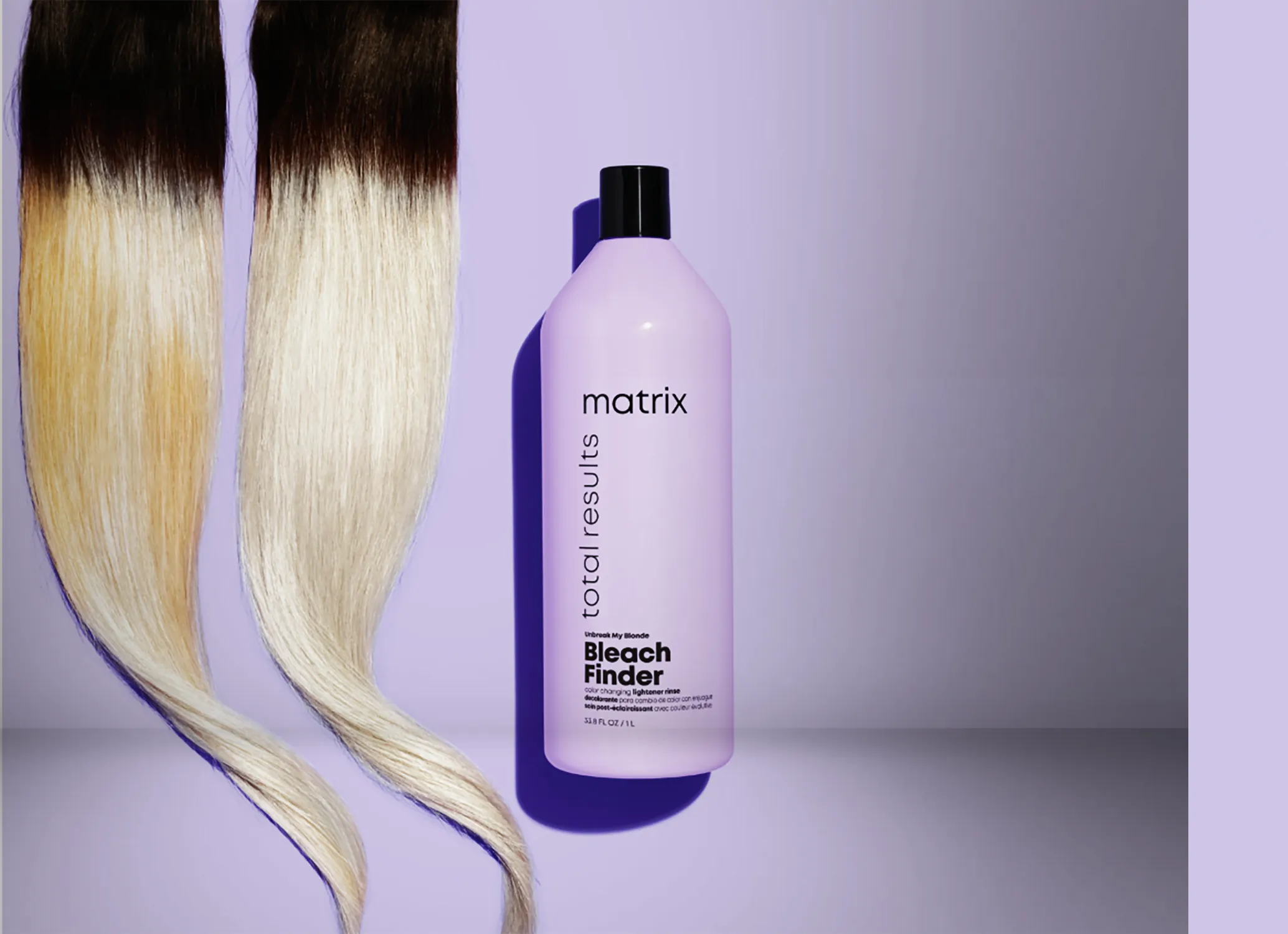 Unbreak Finder My Shampoo Total Bleach Blonde 1L Results - View 3